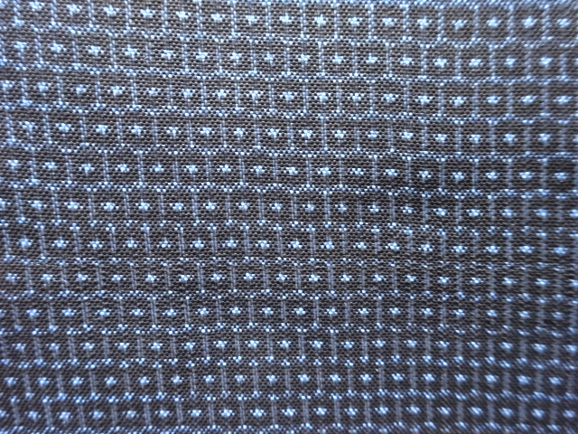 JAPANESE KIMONO / ANTIQUE DORO OSHIMA TSUMUGI100 TORTOISESHELL KIMONO 